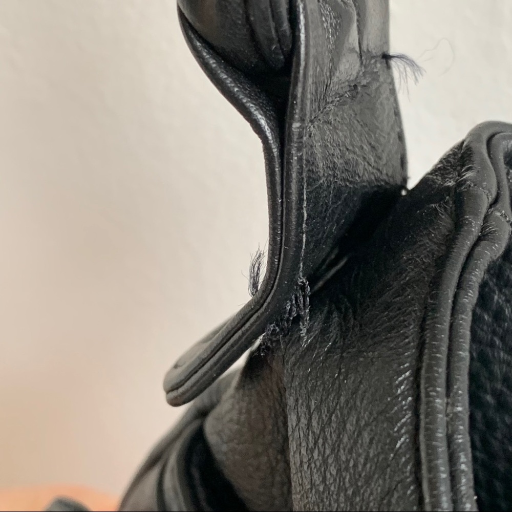 Botkier Black pebble leather hobo satchel bag - Picture 3 of 13